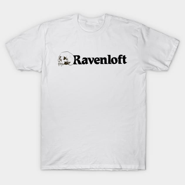 Ravenloft (Black) T-Shirt by Riverlynn_Tavern